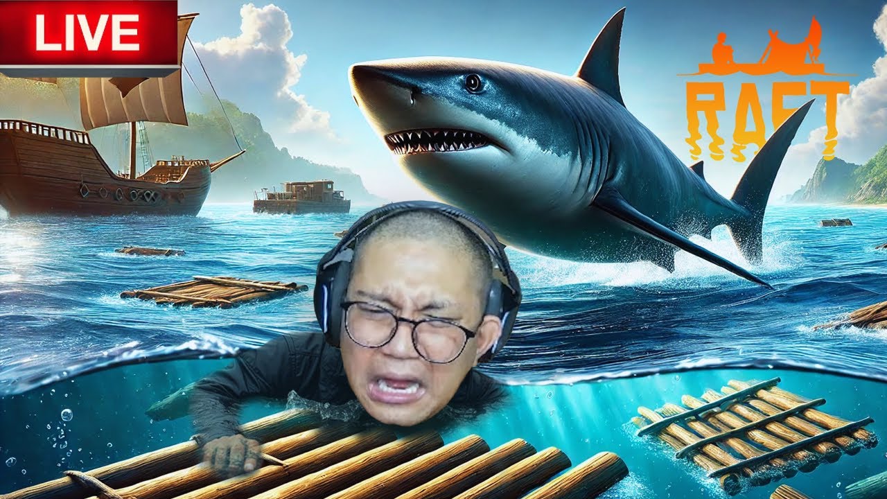 (ย้อนศร)🟥 ลุงเบ้ กับแพน้อยคอยรัก เอาตัวรอดจากฝูงต้าวหลาม มุ่งหน้าสู้แกนไลน์  | Raft