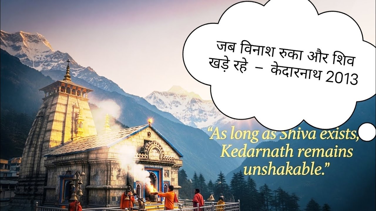 जब विनाश रुका और शिव खड़े रहे – केदारनाथ 2013 ll विनाश की रात और भीम शिला का रहस्य