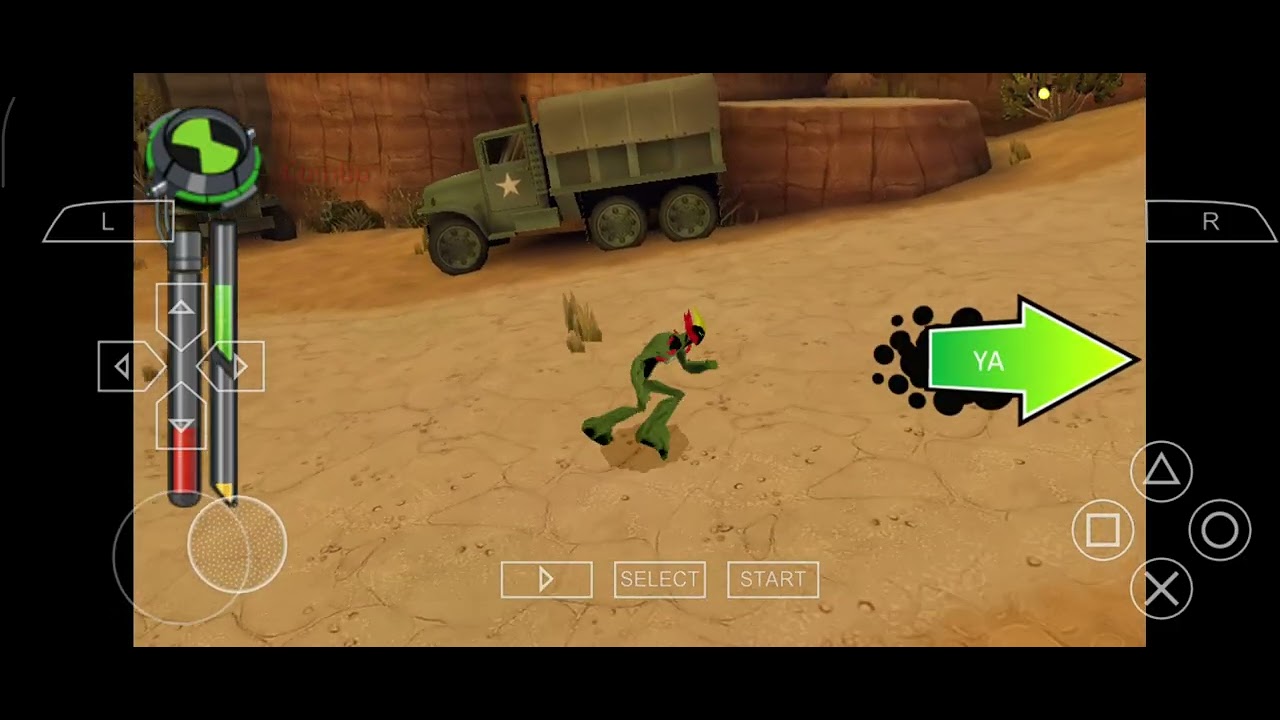 De vuelta a Ben 10 Alien Force de PSP. Bombas Fuera.