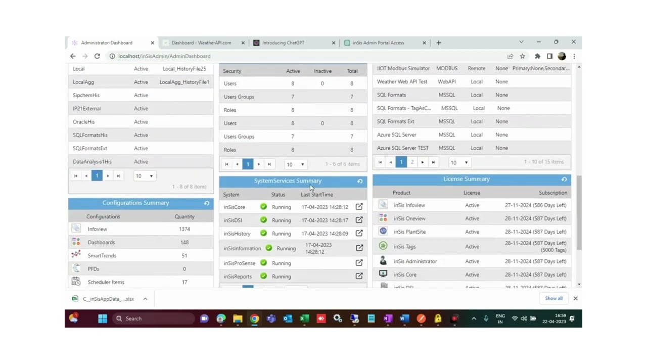 Quickly Set up Web Interface and Read Data