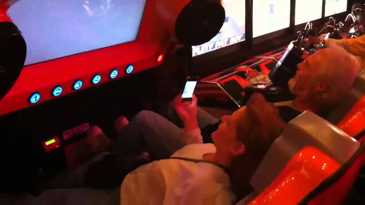 Riding the typhoon at Dave and busters