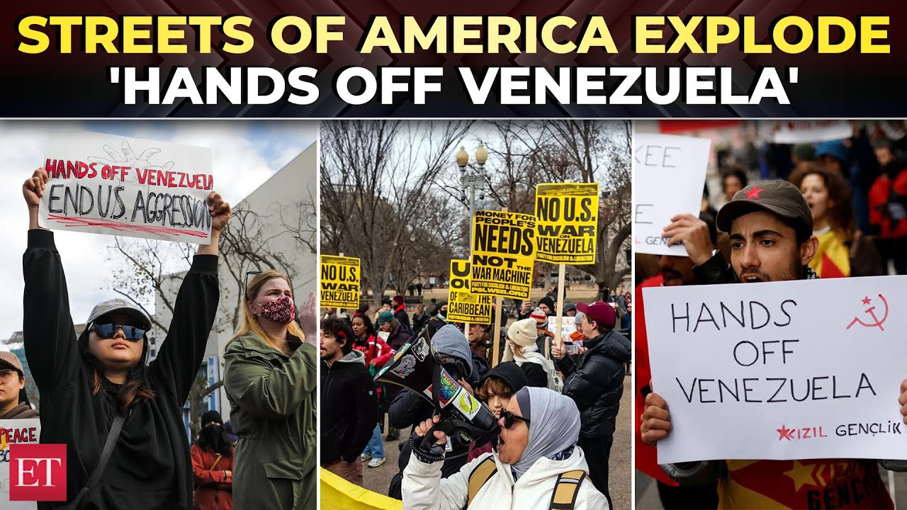 'ILLEGAL WAR': Nationwide protests explode in USA over Trump&rsquo;s 'kidnapping' of Venezuelan president