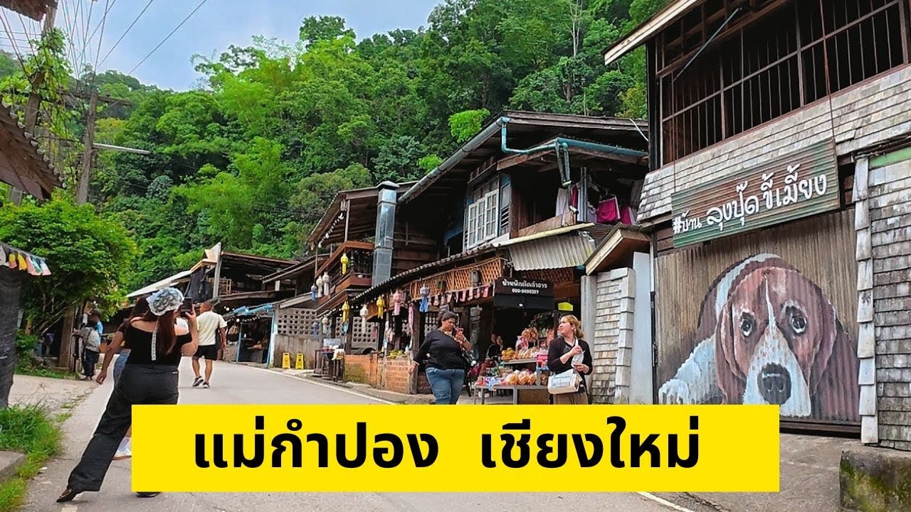 เที่ยวแม่กำปอง 1 วัน | พาเดินในหมู่บ้าน ชมน้ำตก เข้าวัด บรรยากาศดีสุดๆ