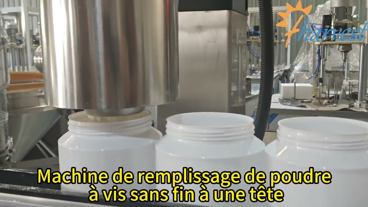 Machine de remplissage de poudre, remplisseuse automatique de bouteilles, remplisseuse de bouteilles