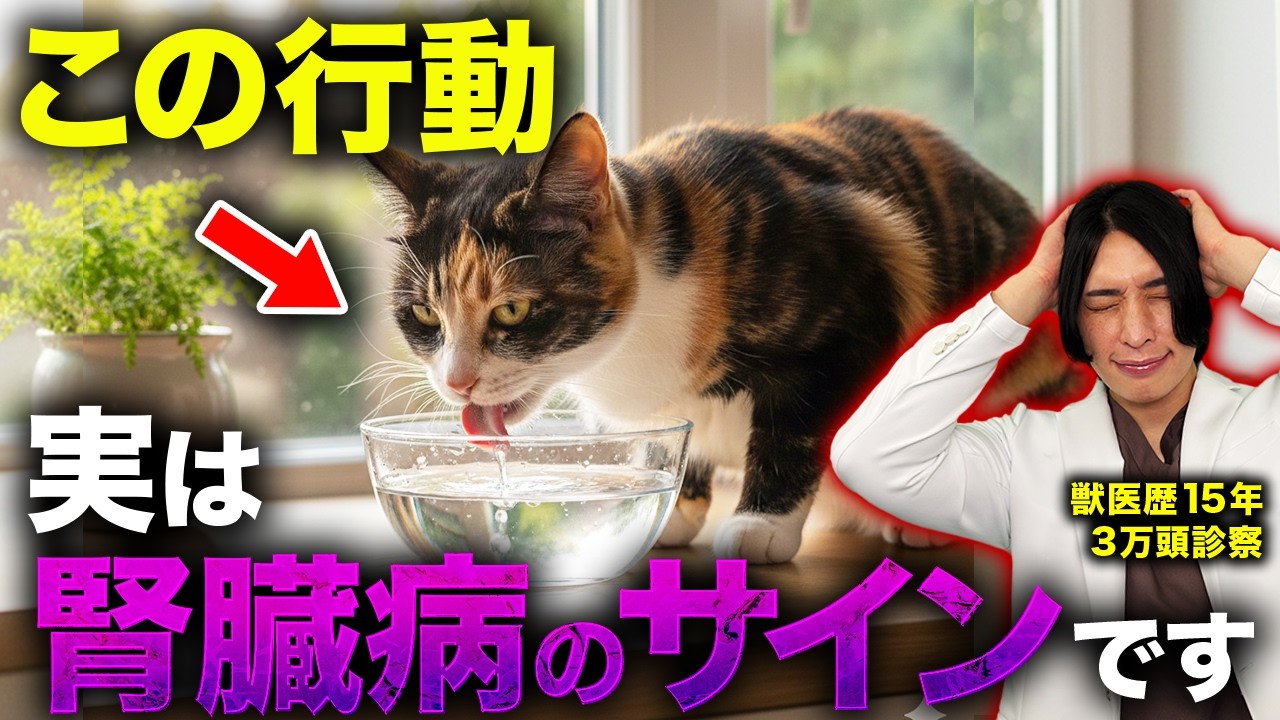 【絶対に見逃さないで】慢性腎臓病の猫が見せるSOSサイン5選