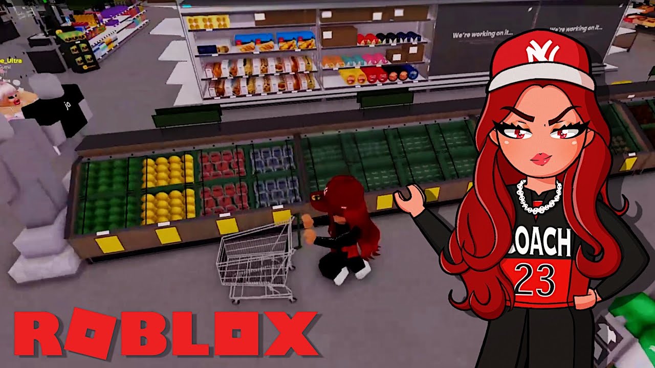 ROBLOX SO WE WENT TO THE SUPERMARKET AND YALL STILL DON'T LISTEN!