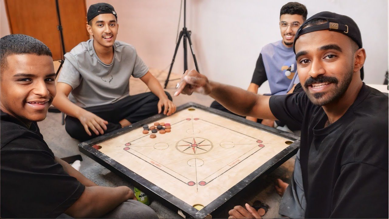 تحدي الكيرم مع عزام وسعود ( الضغط مليووون )