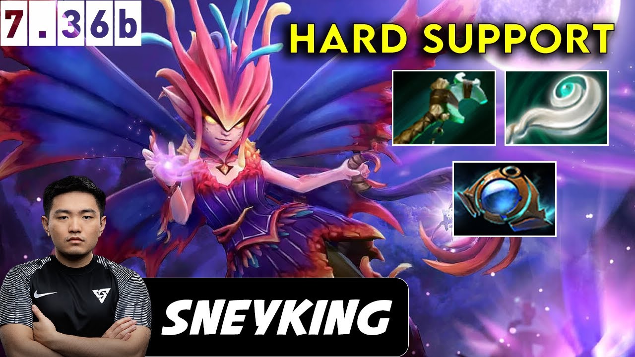 Sneyking Dark Willow Hard Support - Dota 2 Patch 7.36b Pro Pub Gameplay