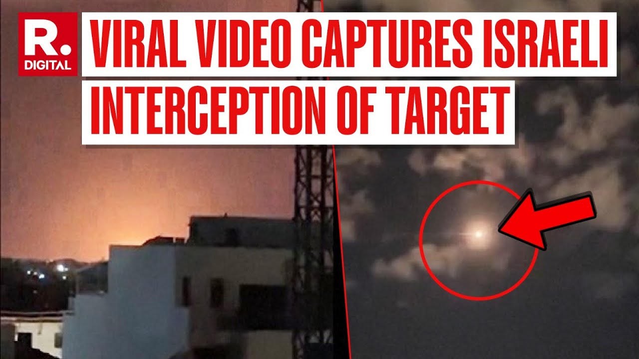 Israel-Hamas War: Viral Video Shows Israeli Interception Of ‘Suspicious Aerial Target’