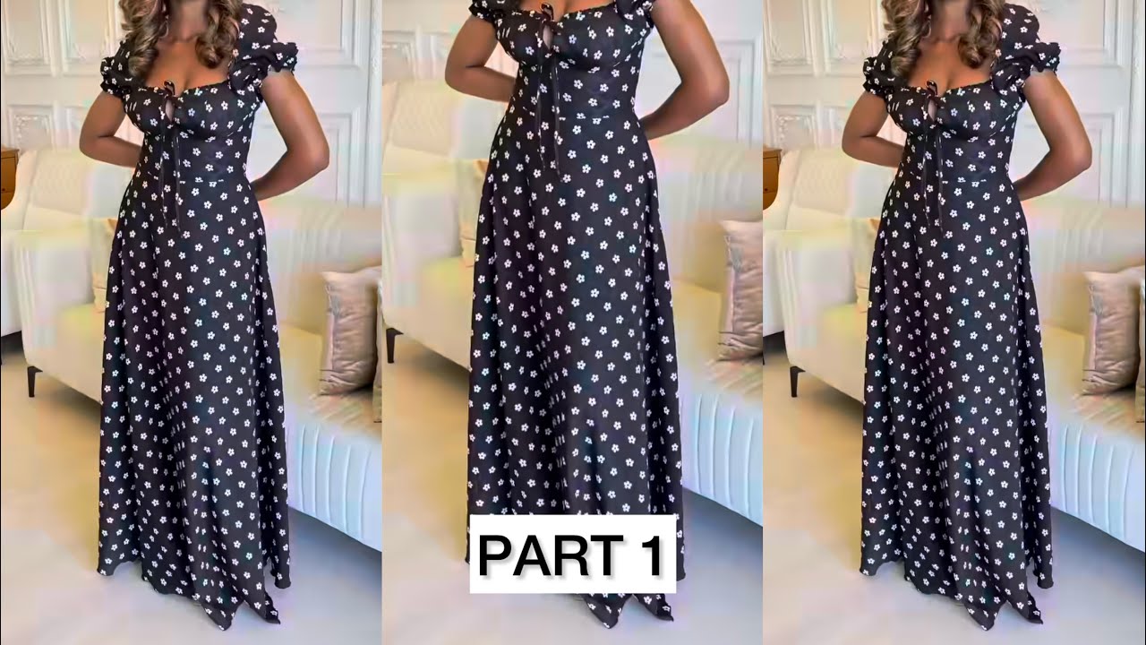 Part 1/ HOW TO DRAFT A MILKMAID DRESS PATTERN