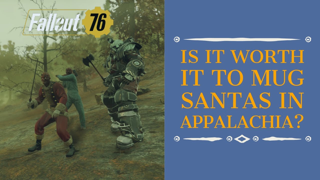 Fallout 76: Opening 32 Holiday Gifts, plus quick farming route.