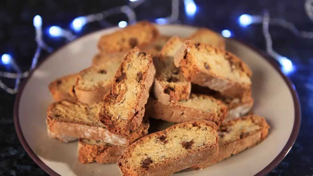 How to make these simple but delicious gluten free biscotti biscuits...