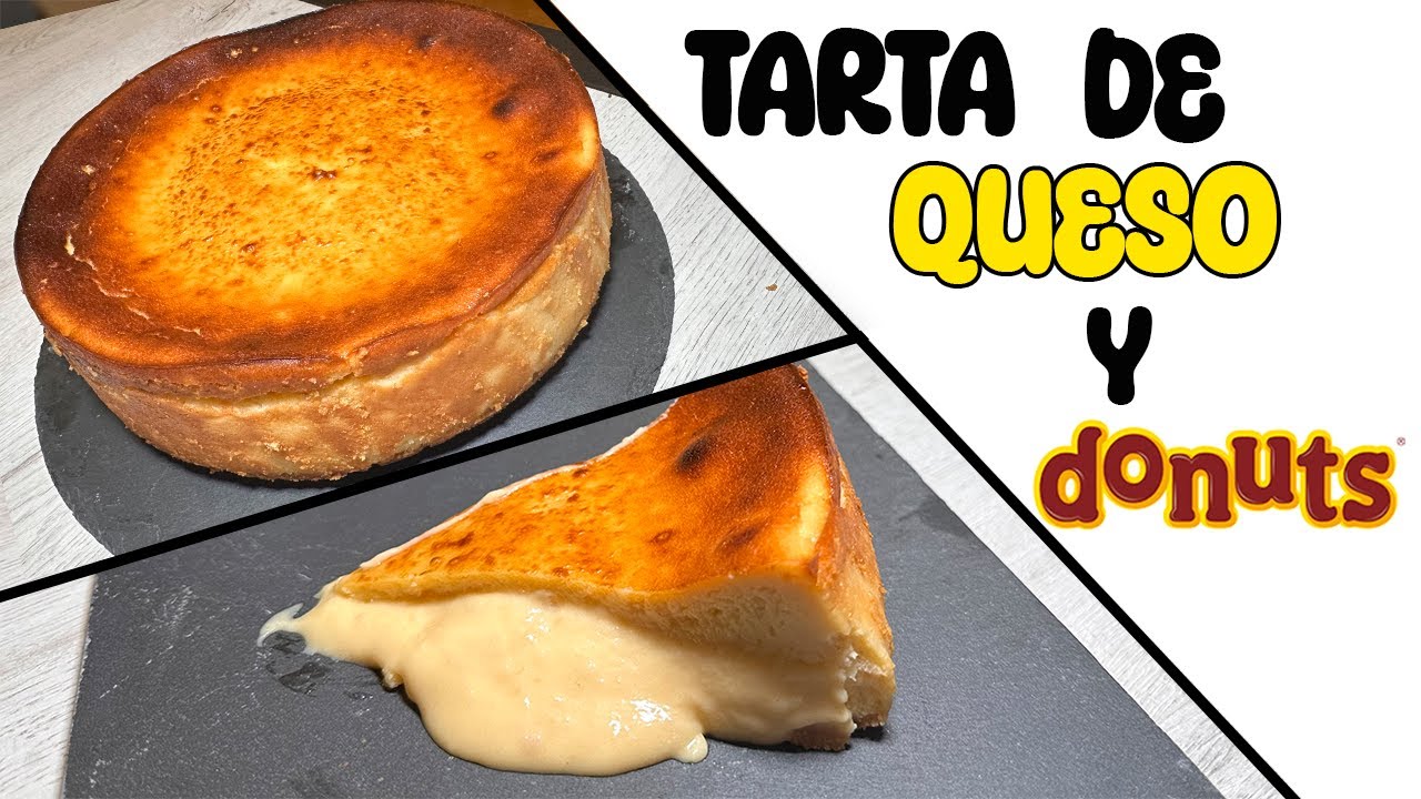 TARTA DE QUESO con DONUTS de #Joncake | Una Combinación Irresistible 🧀🍩