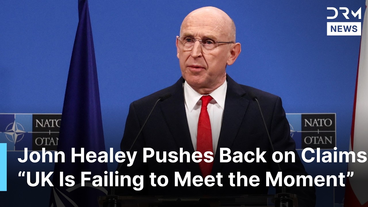UK Defence Sec. Healey Defends 5% NATO Spending, Talks NATO Commitment, Ukraine Support | AC1N