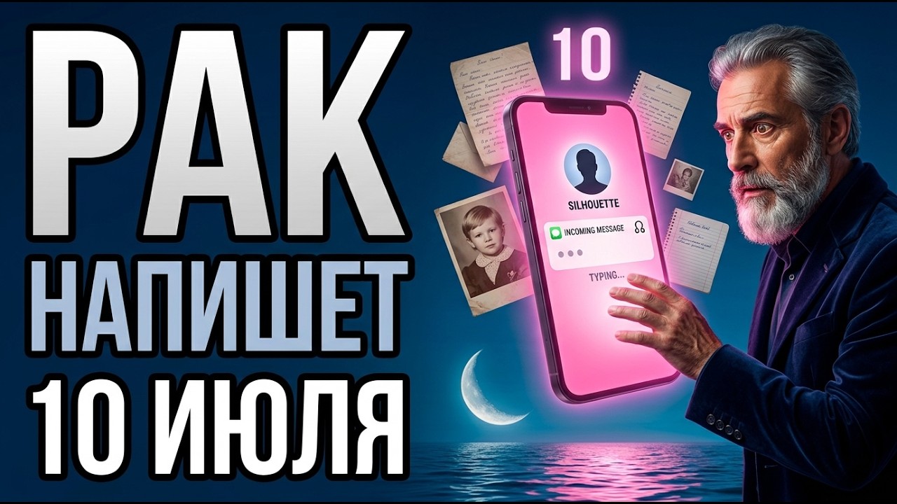 РАК! 10 июля человек из ПРОШЛОГО вернётся. Через ЗВОНОК. Венера + Южный Узел в 3-м доме