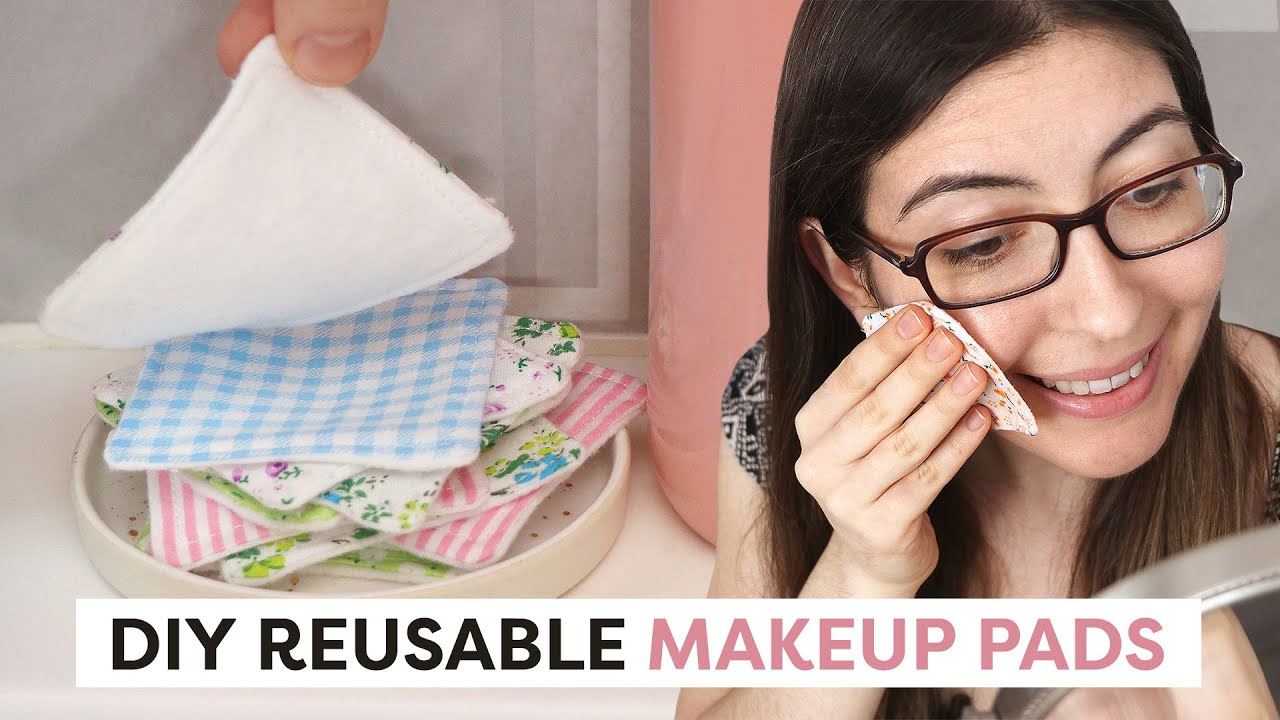 DIY Reusable Makeup Remover Pads -- Cut Down on Waste + Save Money