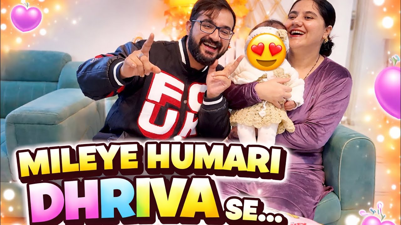 Finally Face Reveal Of Our Little Angel Dhriva 😍🧿 || Meet Our Little Angel || Apna Pyar Banake Rakhe