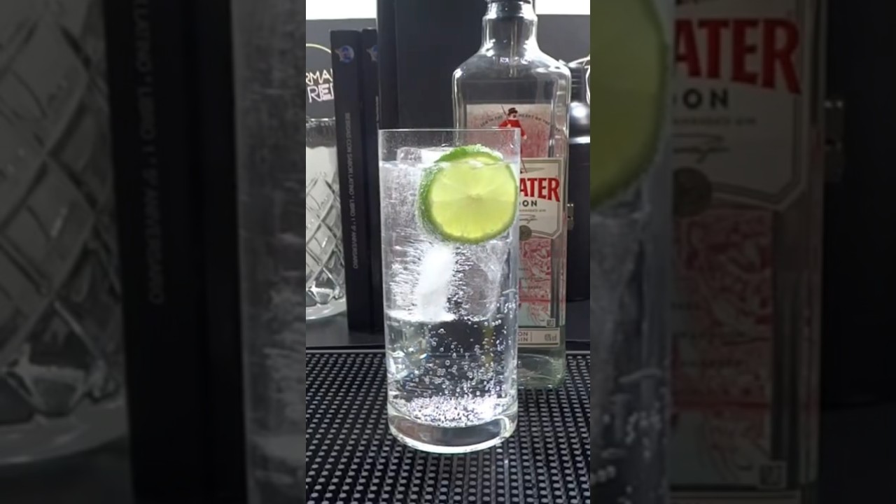 GIN and TONIC 🧊 una de las mejores bebidas #shorts