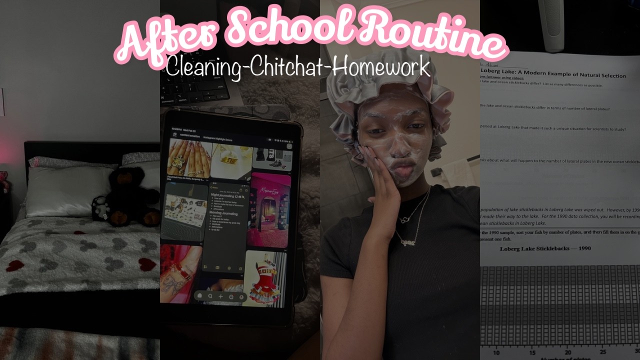 ☆After School Routine☆Theater• Chitchat•Cleaning•Homework