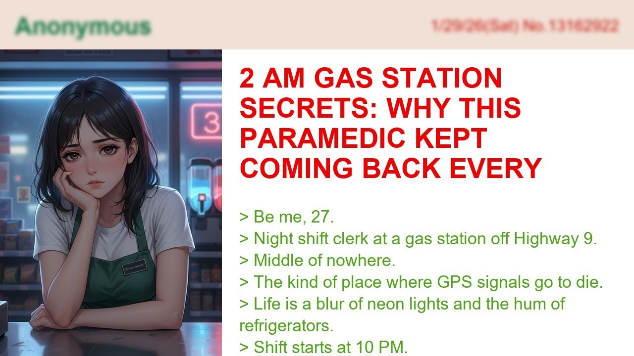 2 AM Gas Station Secrets: Why This Paramedic Kept Coming Back Every Night...