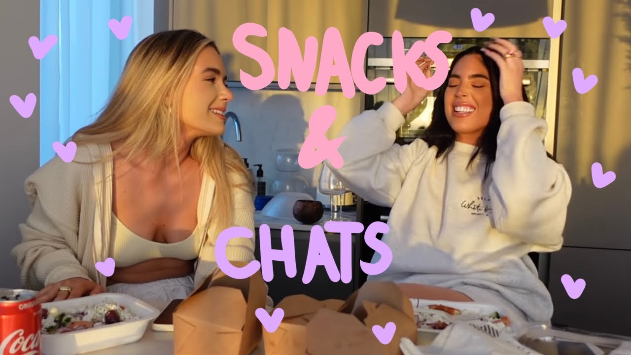 SNACKS AND CHATS!!! | Sophia and Cinzia