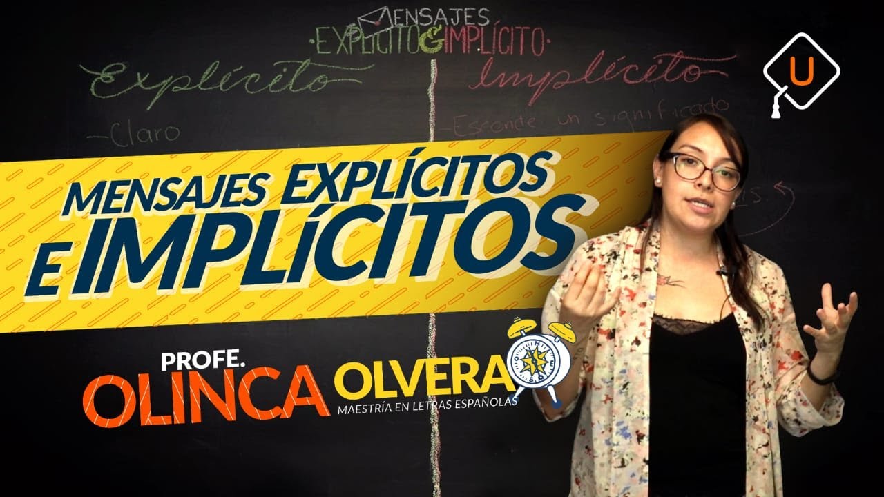 Clase de Español - Mensajes implícitos y explícitos
