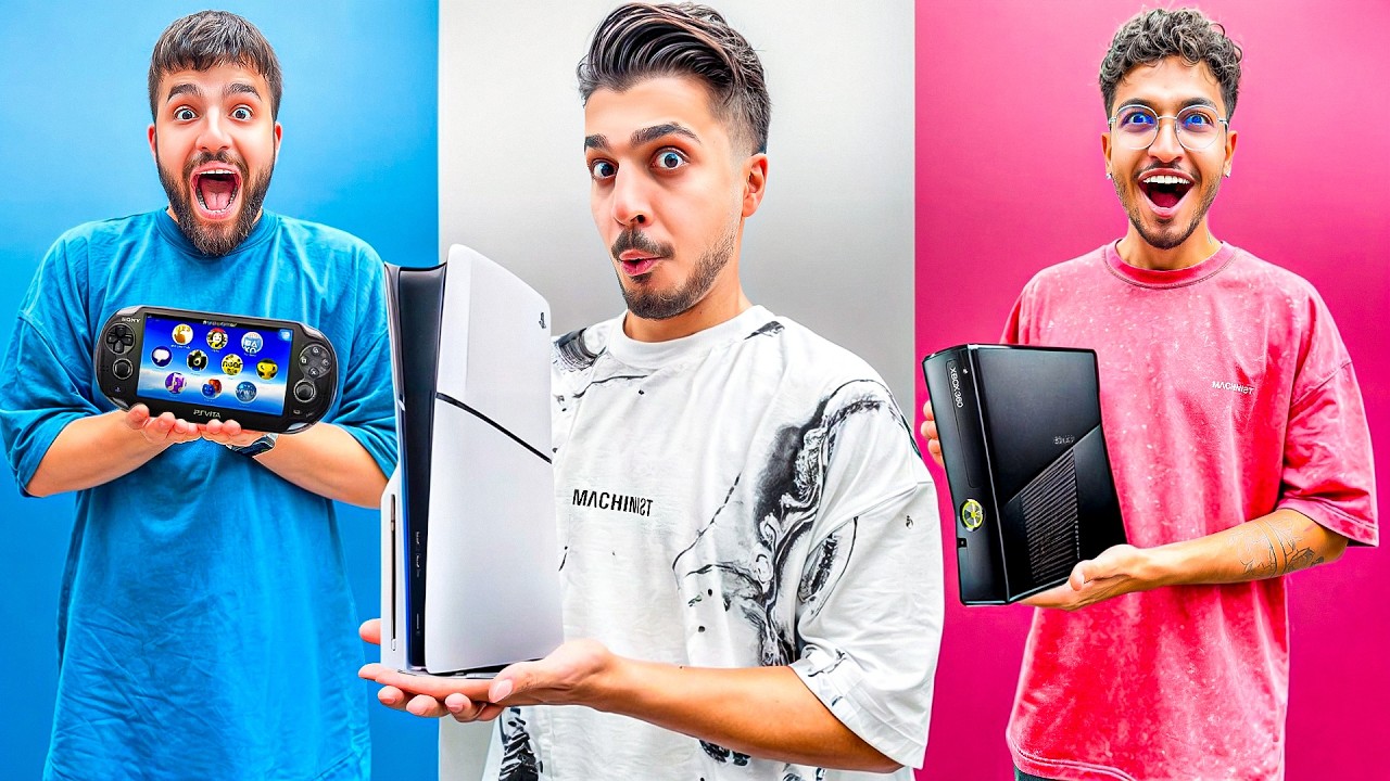 همه‌ی کنسول های گیمینگ عمرمو خریدم 🕹️