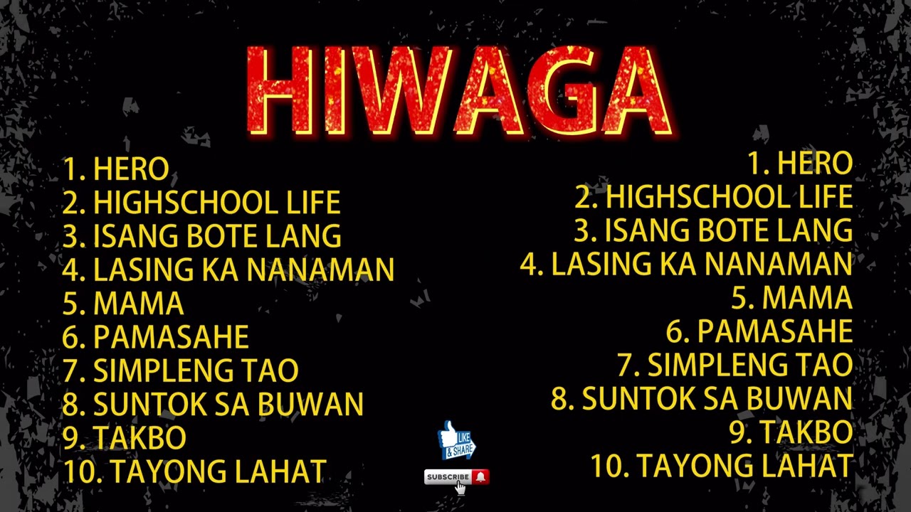 HALAGA - OPM Rock Music Playlist | OPM Rock Vibes