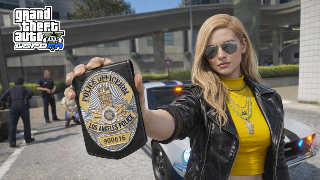 Gta 5 LSPDFR Playing As a Female Bad4SS Undercover Cop - '67 Mustang City Patrol
