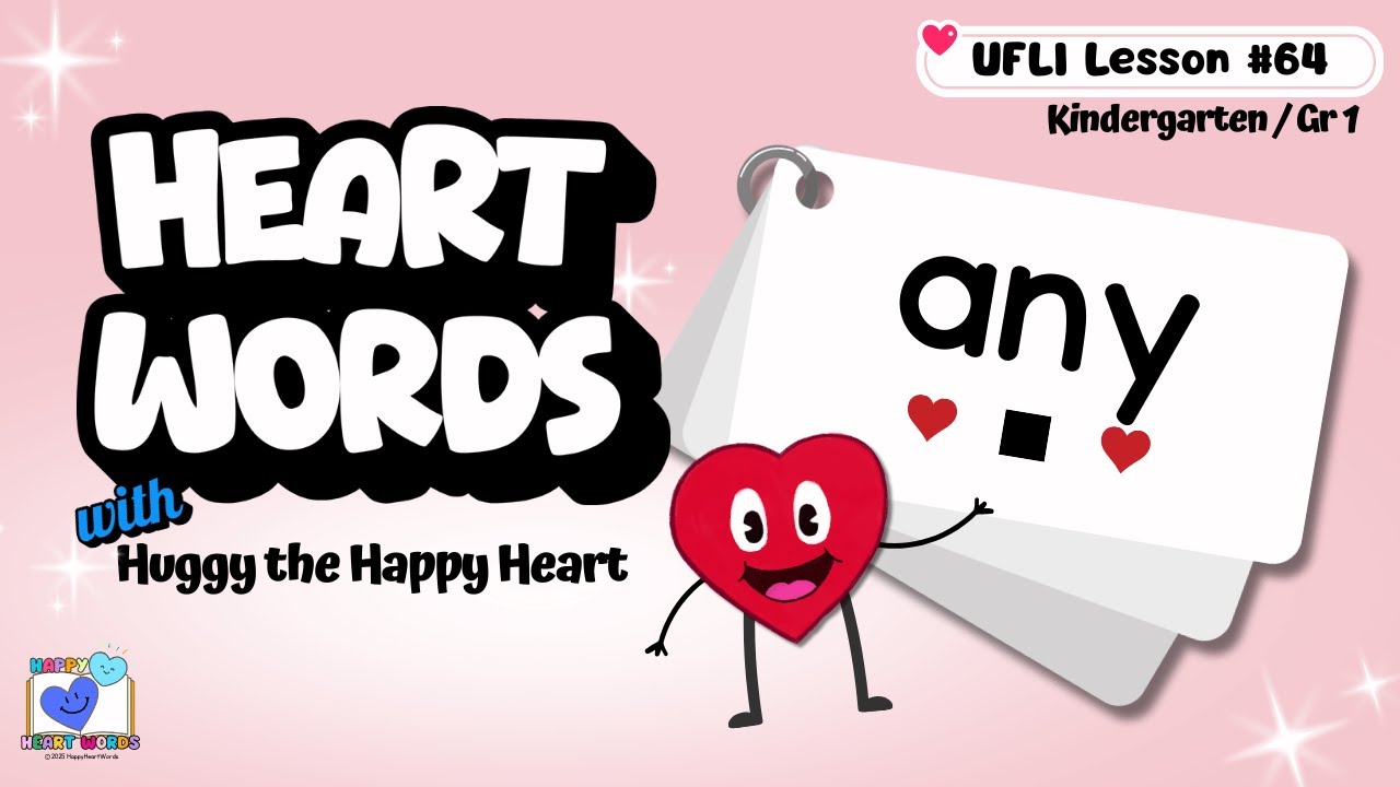 Teaching Sight Word ANY | UFLI Lesson 64 Irregular Heart Word | Learning Sight Word ANY