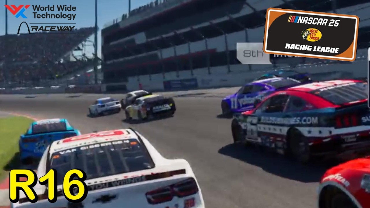 THE WHOLE FIELD IS UNDER A BLANKET! Bass Pro Shops Racing League Race 16