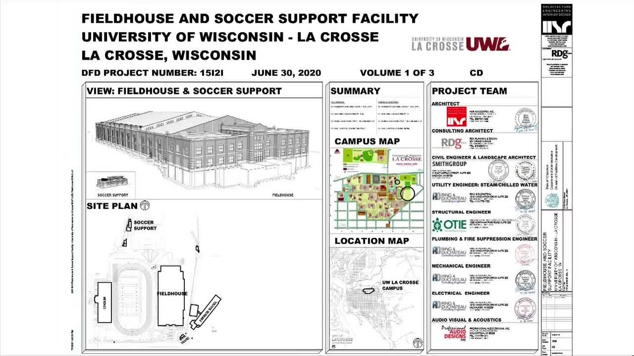 UWL selects contractor for new athletic fieldhouse