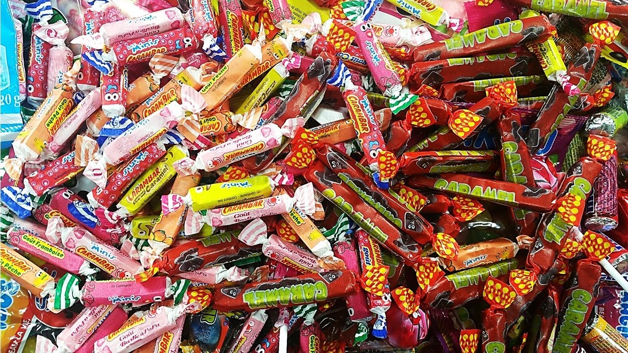 A lot of New Candy & Surprise Eggs - Learn Colors with Candy