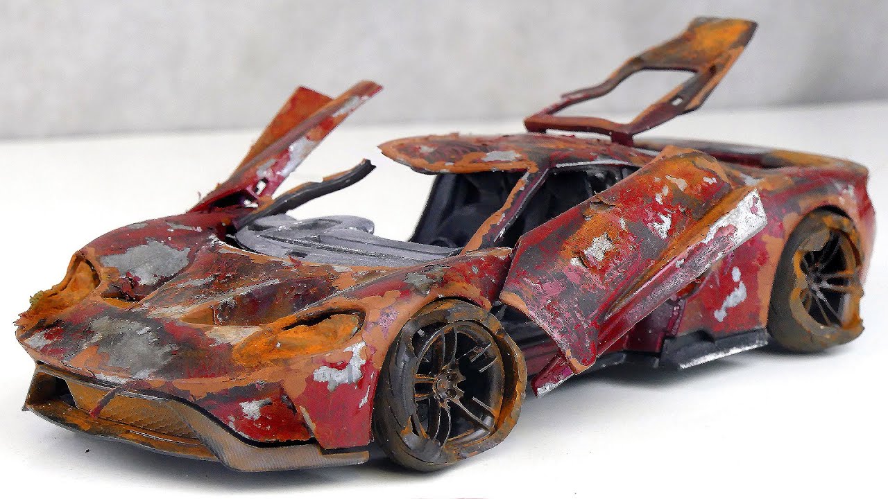 Restoration abandoned race car GT Supercar by Good Restore