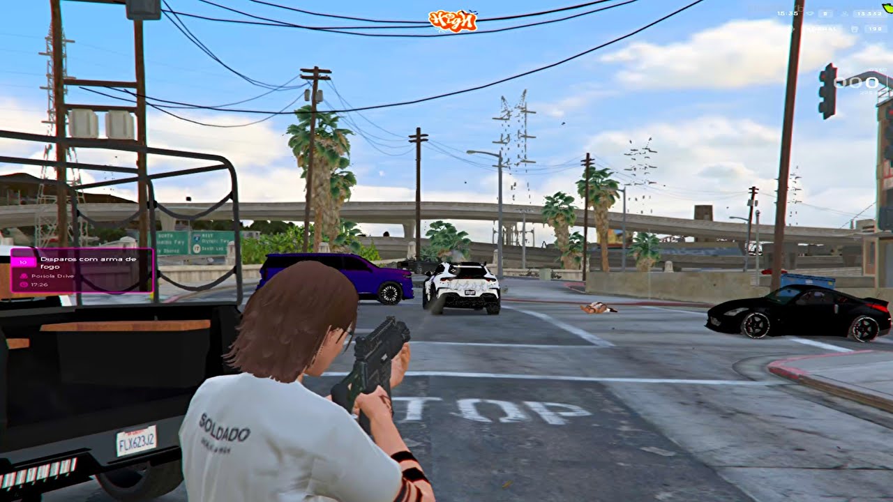 1 dia na policia da high rp KKKK