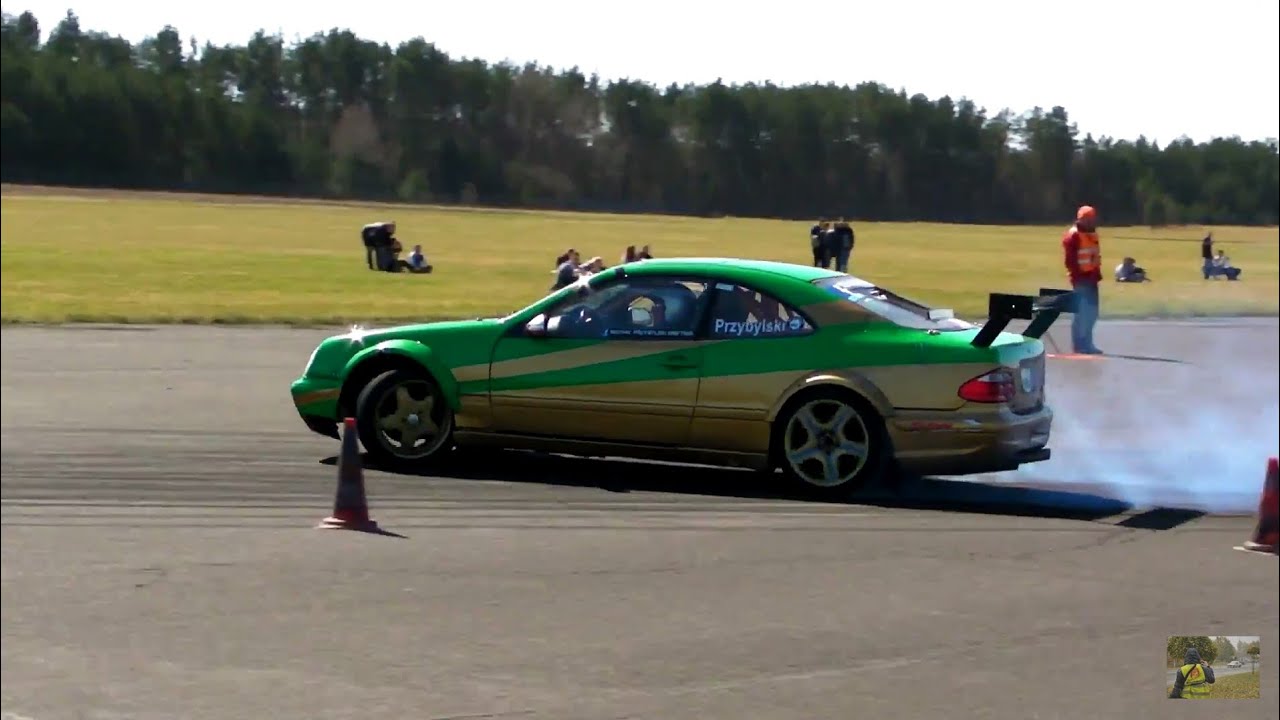 Mercedes CLK M113 5.0 540HP 740Nm kompressor AMG Michał Przybylski Drift DMP runda 0 Biała Podlaska