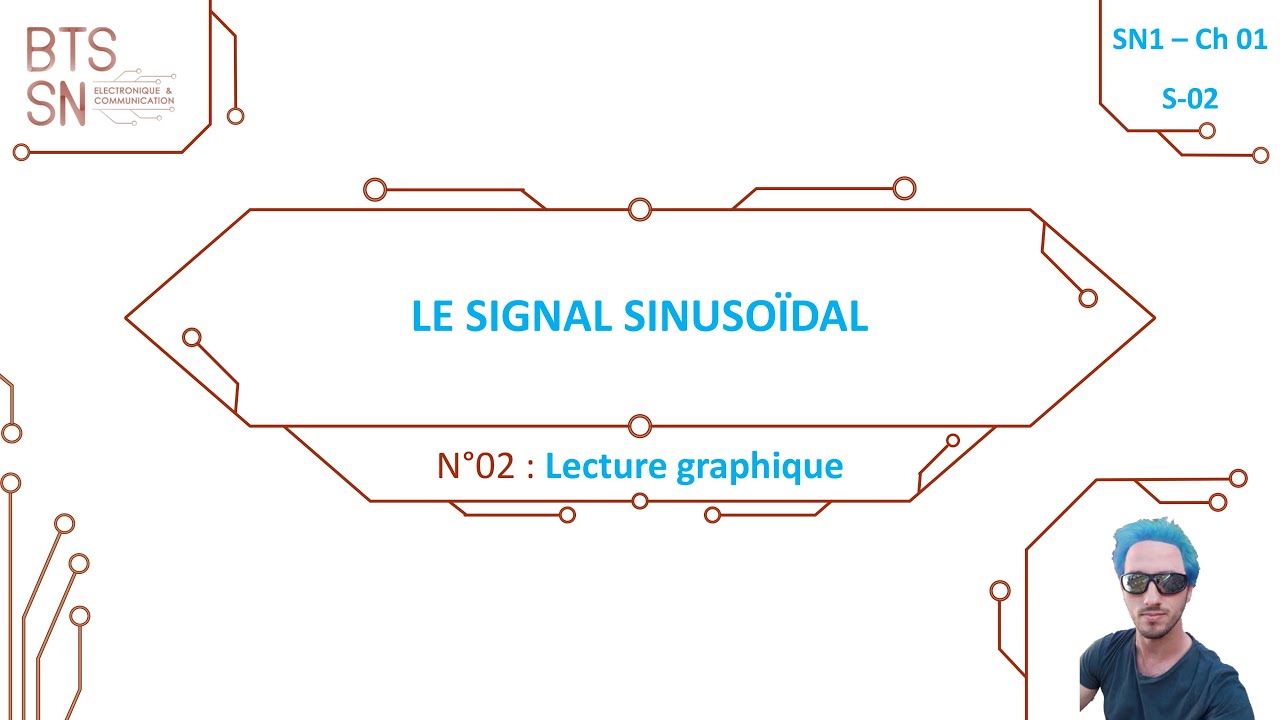 BTS SN1, Chapitre 1, vidéo 02 : Lecture graphique des paramètres du signal sinusoïdal
