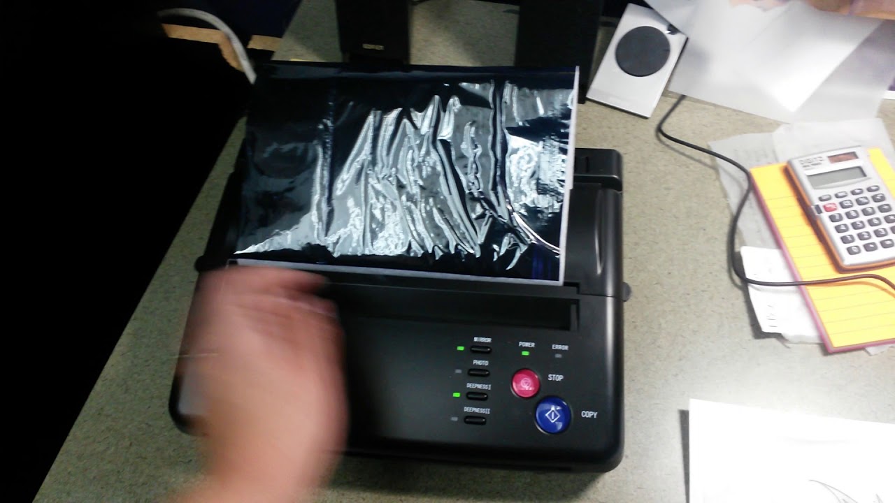 Tattoo Stencil Transfer Machine Problem