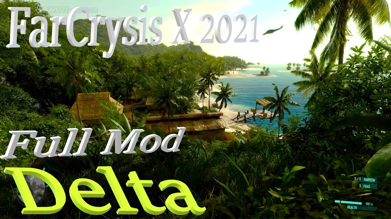 Crysis FarCrysis X 2021 on Delta Level - Full Mod Walkthrough, 4k, 60fps