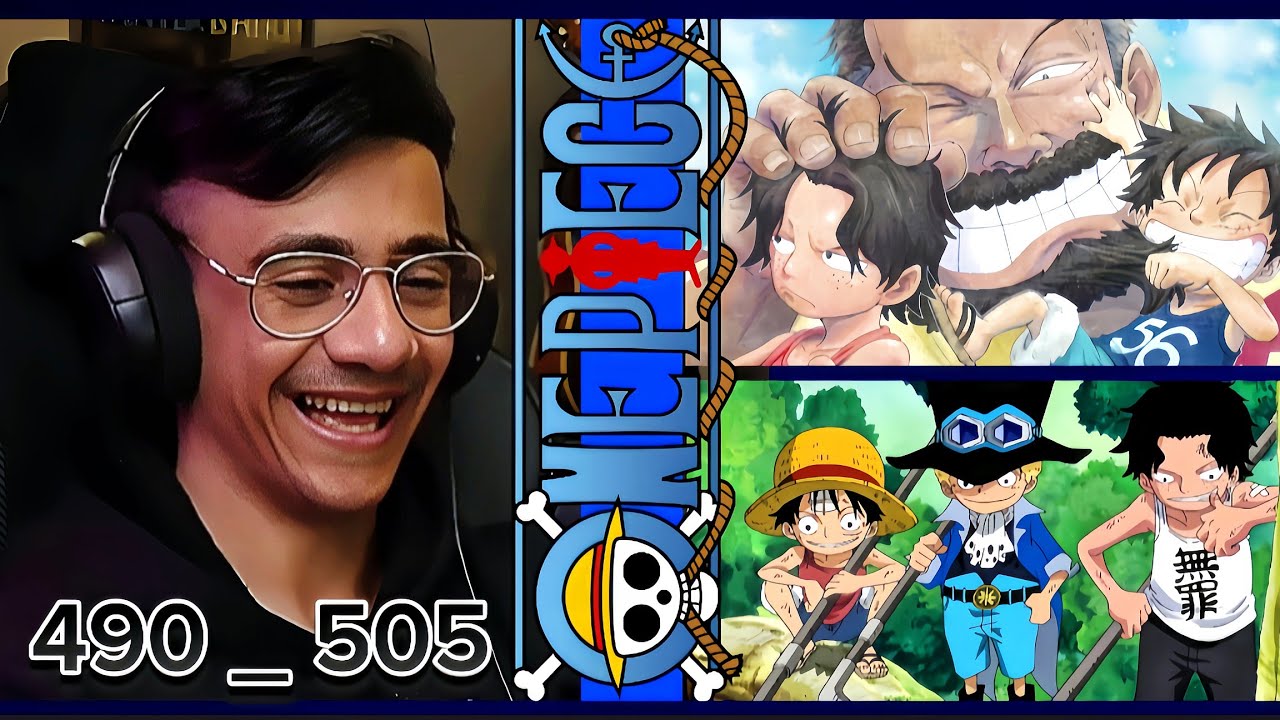 ردة فعل الوجيه على ون بيس الحلقة 490 إلى 505 🔥🔥