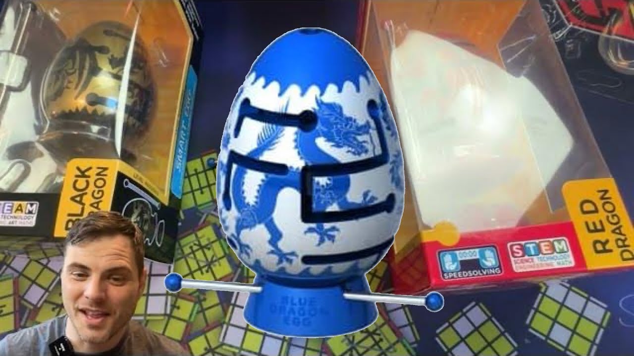 Головоломки Smart Egg Puzzles невероятно расслабляют. Головоломка Dragon 2-в-1.