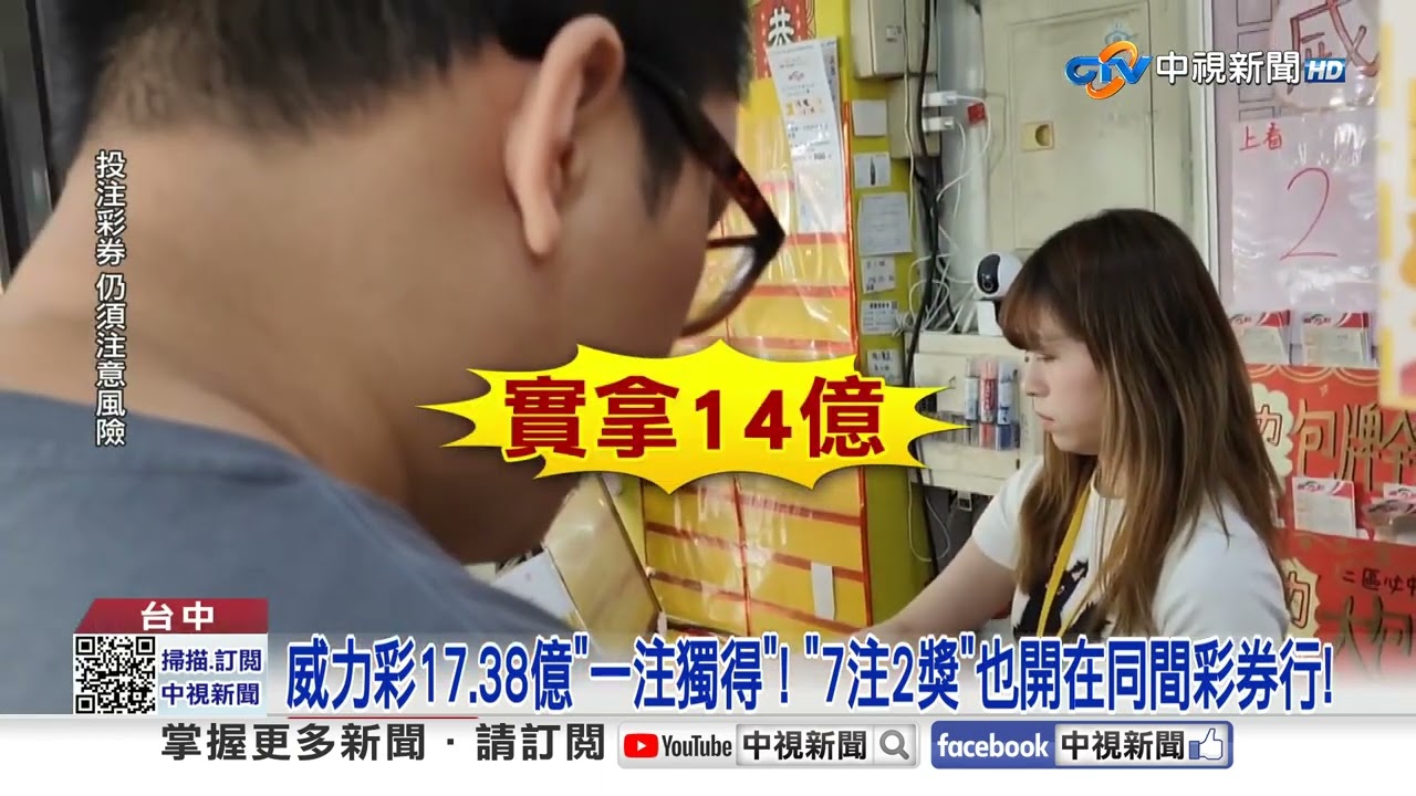 威力彩17.38億