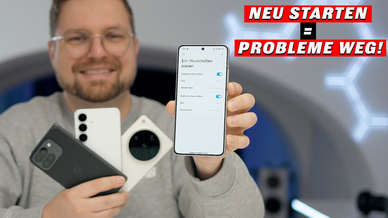 Geheim Funktion: So startet dein Handy jede Woche von selbst neu!