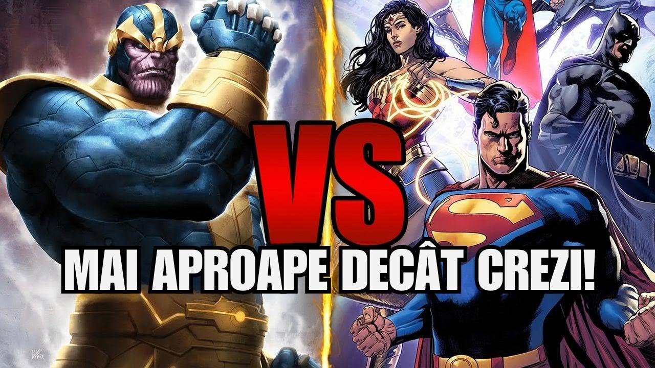 Poate Thanos să-i învingă pe Superman, Batman și Wonder Woman? Bătălia cu Trioul DC