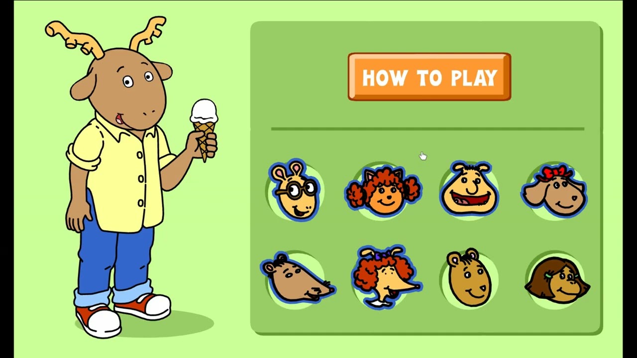 Me playing Arthur: Go! George Go! (Flash Game) - Part 2. (Final) 🦌🚲🍦