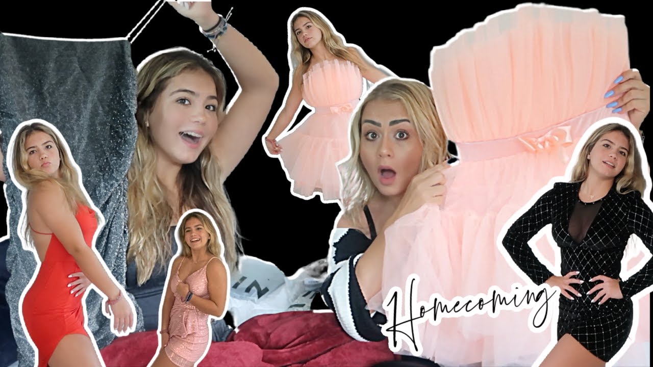 MY MOM PICKS MY HOMECOMING DRESSES | SISTER FOREVER