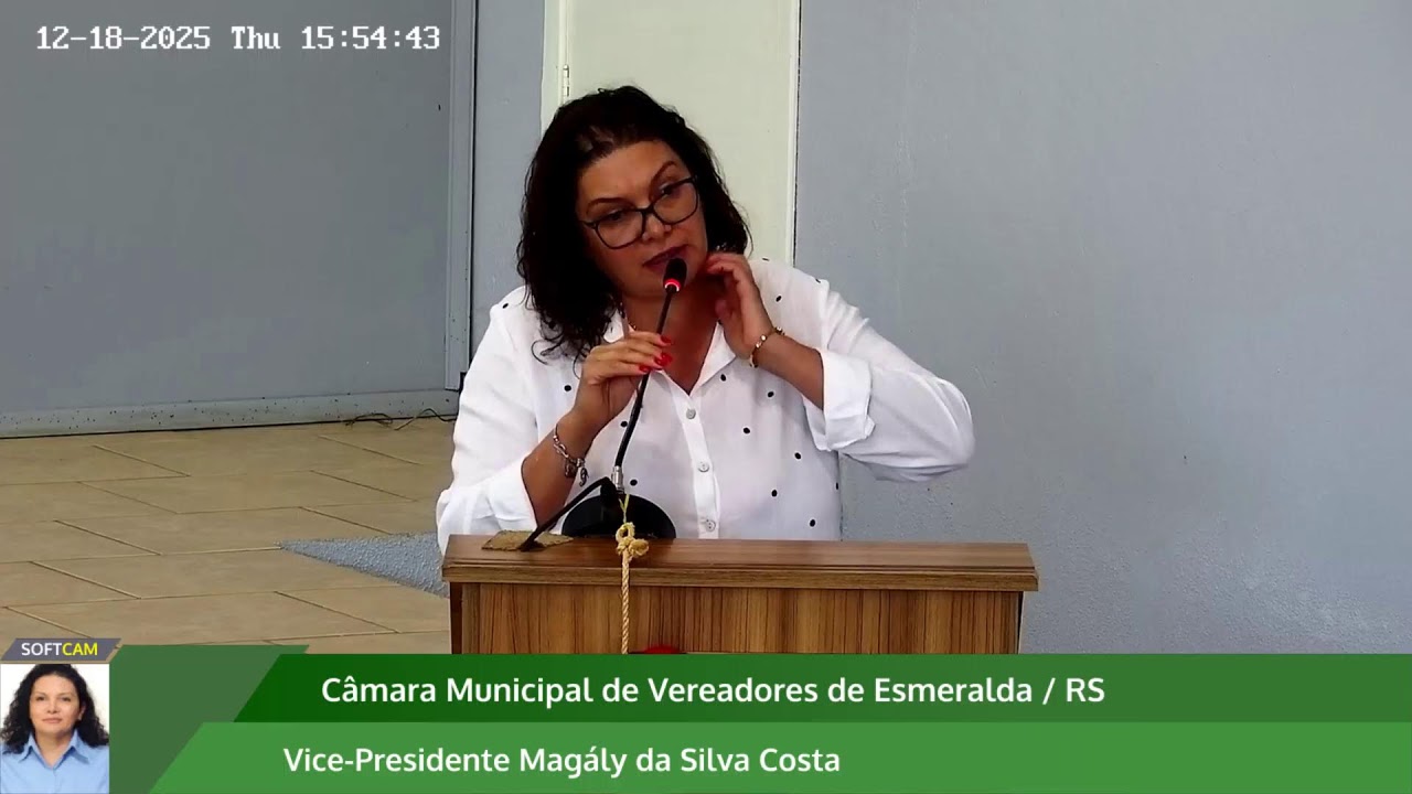 Sessão Ordinária do dia 18 de dezembro de 2025