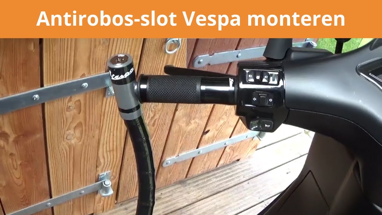 Stuurslot Vespa Sprint en Primavera monteren | Montagevideo - De Scooter Shop