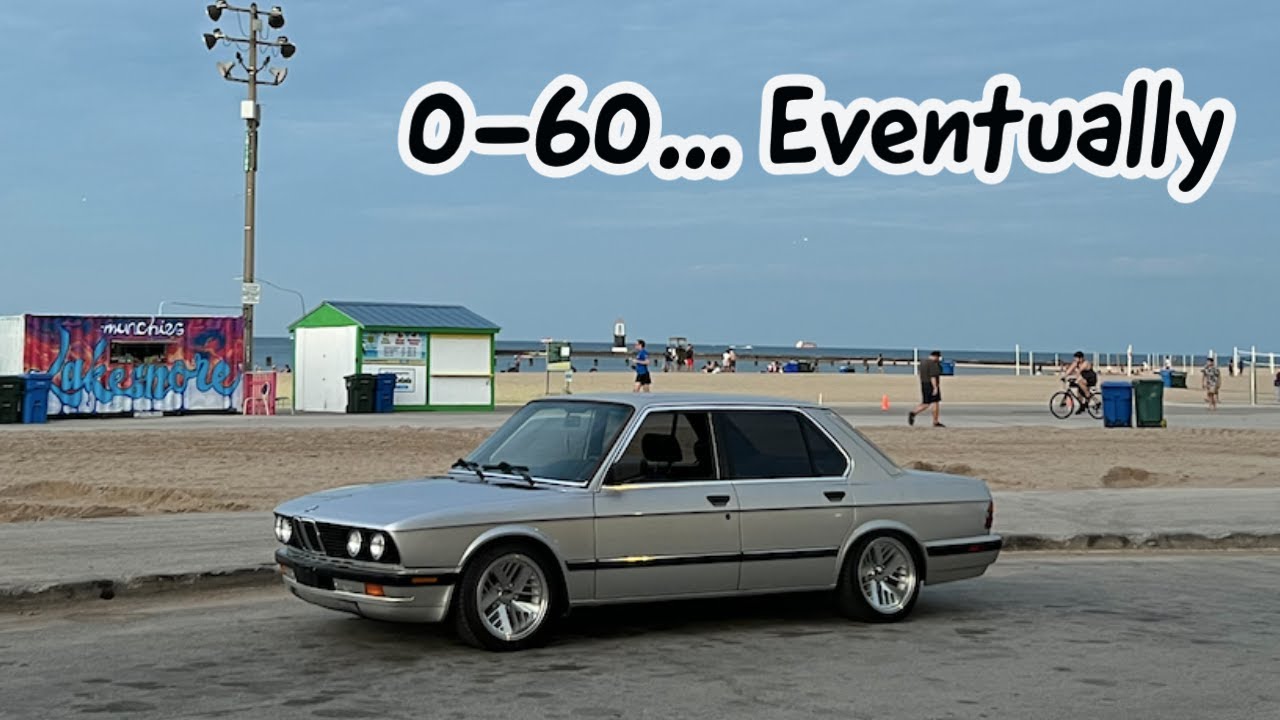 First Drive in my 1986 BMW E28 528e | How Slow is it?