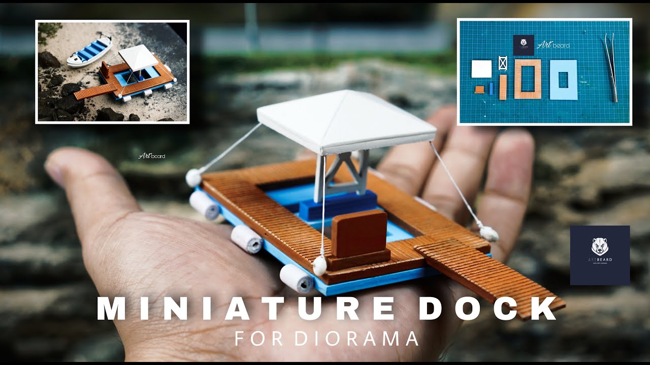 DIY | How to make a Canopy Pier | Handmade Miniature